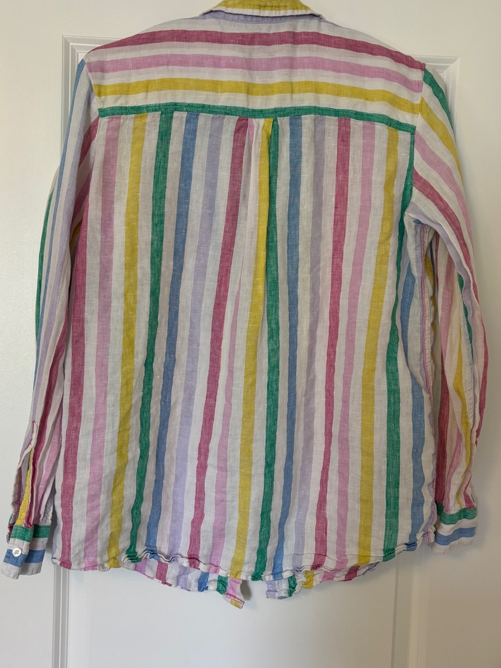 Gap 100% linen boyfriend shirt size S - Picture 2 of 5